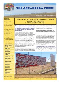Andamooka Press Vol 7 Issue 3 Mar 2017